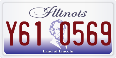 IL license plate Y610569