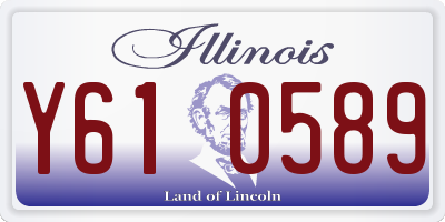 IL license plate Y610589