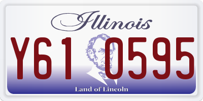 IL license plate Y610595