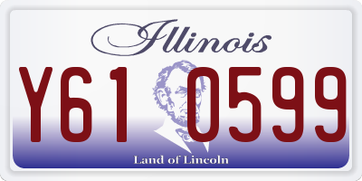 IL license plate Y610599