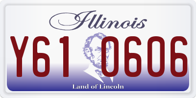 IL license plate Y610606