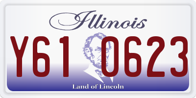 IL license plate Y610623