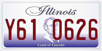 IL license plate Y610626