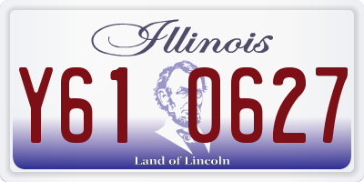 IL license plate Y610627