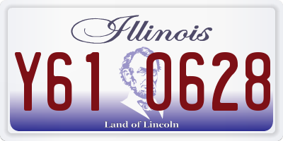 IL license plate Y610628
