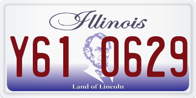 IL license plate Y610629