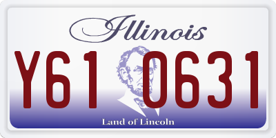 IL license plate Y610631