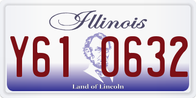 IL license plate Y610632
