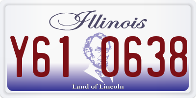 IL license plate Y610638