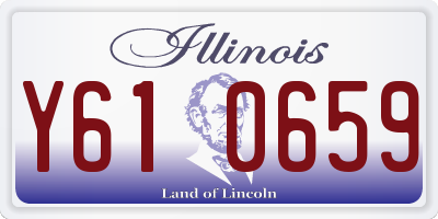 IL license plate Y610659