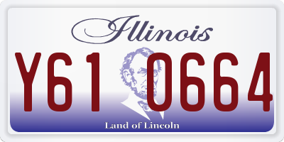 IL license plate Y610664