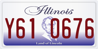 IL license plate Y610676