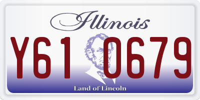 IL license plate Y610679