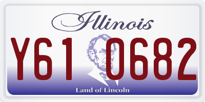 IL license plate Y610682