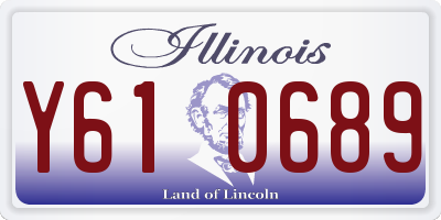 IL license plate Y610689