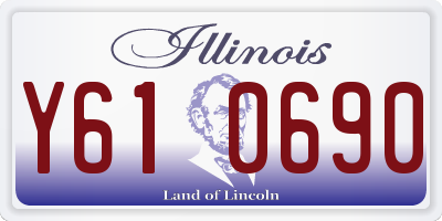 IL license plate Y610690