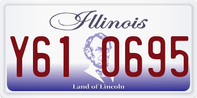 IL license plate Y610695