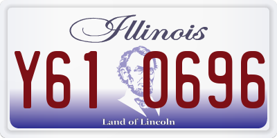 IL license plate Y610696