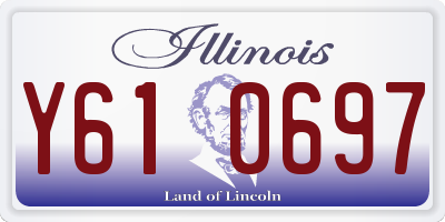 IL license plate Y610697