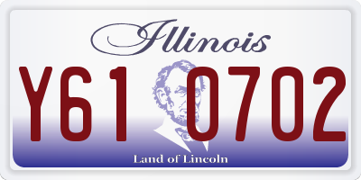 IL license plate Y610702