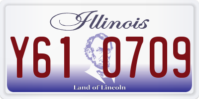 IL license plate Y610709