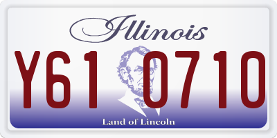 IL license plate Y610710