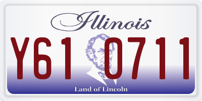 IL license plate Y610711