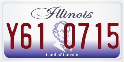 IL license plate Y610715