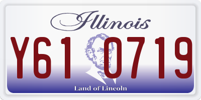 IL license plate Y610719