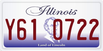 IL license plate Y610722