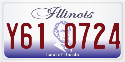 IL license plate Y610724