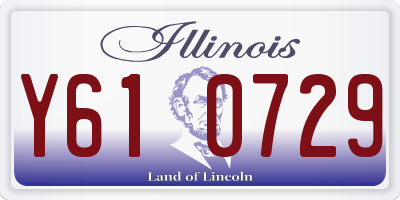 IL license plate Y610729