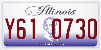 IL license plate Y610730