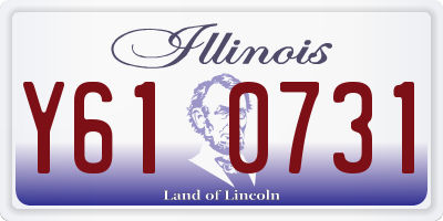 IL license plate Y610731