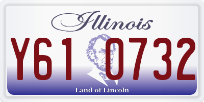 IL license plate Y610732