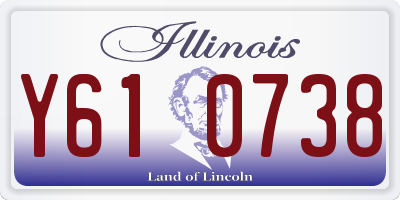 IL license plate Y610738
