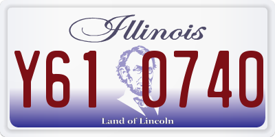 IL license plate Y610740
