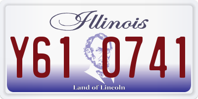 IL license plate Y610741