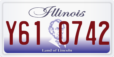 IL license plate Y610742