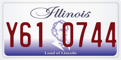IL license plate Y610744