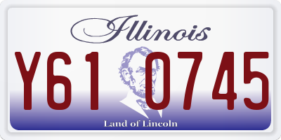 IL license plate Y610745