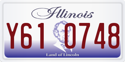 IL license plate Y610748