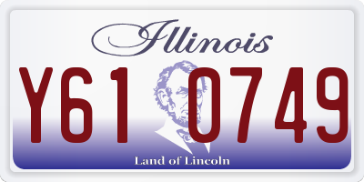 IL license plate Y610749