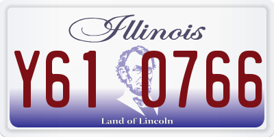 IL license plate Y610766