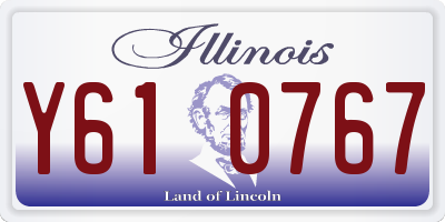 IL license plate Y610767