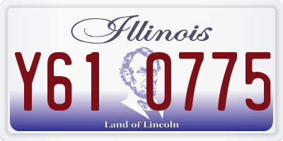 IL license plate Y610775