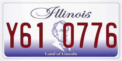 IL license plate Y610776