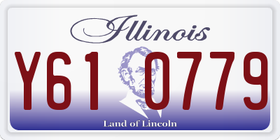 IL license plate Y610779