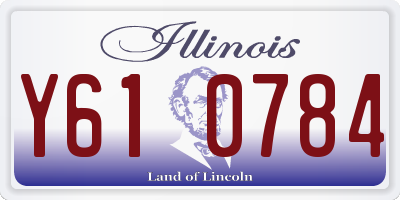 IL license plate Y610784