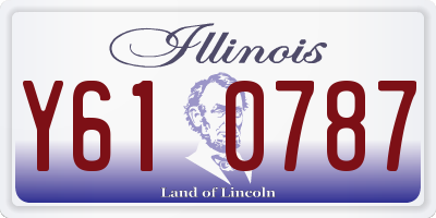 IL license plate Y610787